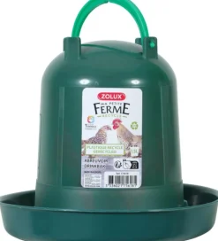 ZOLUX Abreuvoir pour basse-cour en plastique recyclé coloris vert Ma petite ferme - 1,5 L