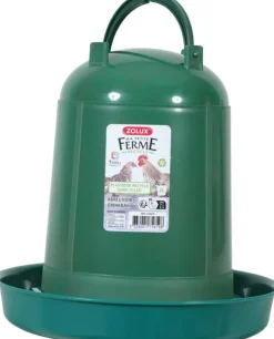 ZOLUX Abreuvoir pour basse-cour en plastique recyclé coloris vert Ma petite ferme - 3 L
