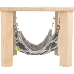 TRIXIE Abri avec hamac pour lapin et petit rongeur en bois non traité Sunny – Taille M