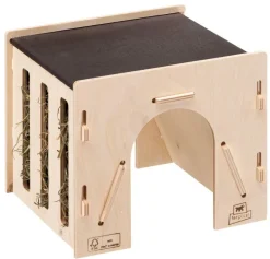 FERPLAST Accessoire pour mangeoire ratelier cabane - 25 x 24,6 x 22,6 cm