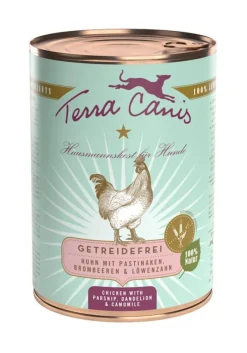 TERRA CANIS Aliment complet pour chien sans céréales poulet – 400 g