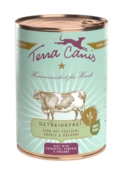 TERRA CANIS Aliment complet pour chien sans céréales bœuf – 400 g