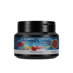 NEPTUS Aliment complet pour guppy, platy et molly granulés coloris multicolore renforcement des couleurs – 100 ml