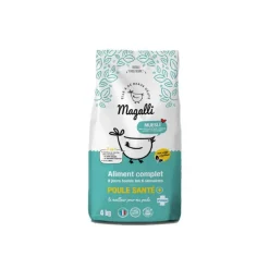 MAGALLI Aliment complet pour poule pondeuse Santé Plus en sac bleu de 4 kg