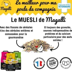 MAGALLI Aliment complet pour poule pondeuse en sac jaune de 15 kg