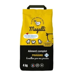 MAGALLI Aliment complet pour poussin en sac jaune de 4 kg