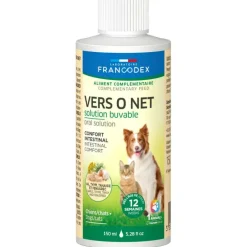FRANCODEX Aliment complémentaire pour chien et chat Vers O Net - 150 ml
