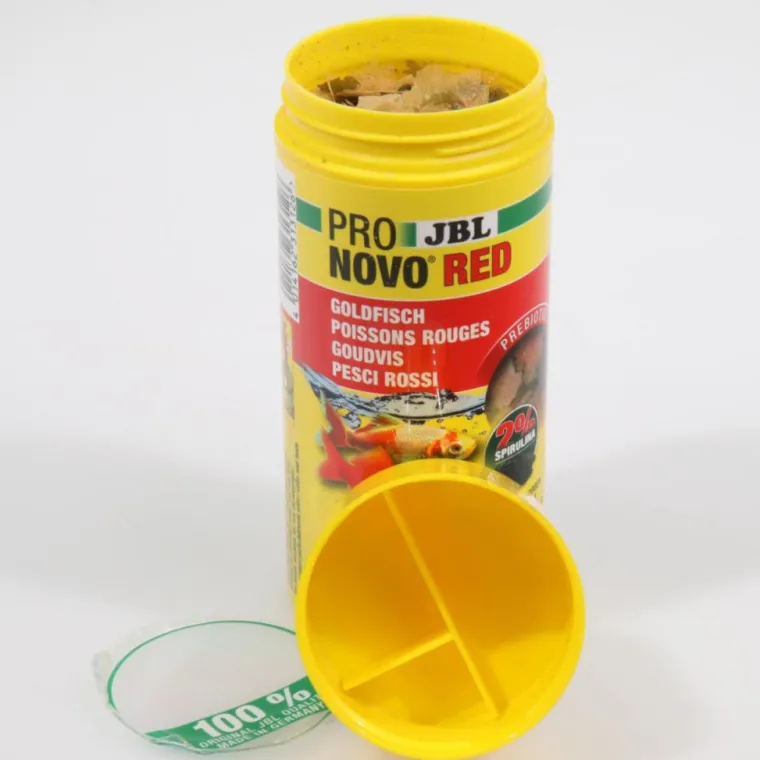 JBL Aliment en flocons pour poisons rouges Pronovo red flakes M – 250 ml