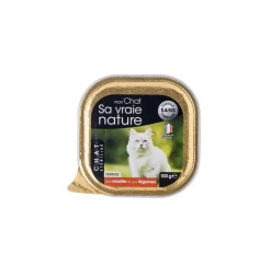 SA VRAIE NATURE Aliment humide complet pour le chat stérilisé à la volaille et aux légumes - 100 g