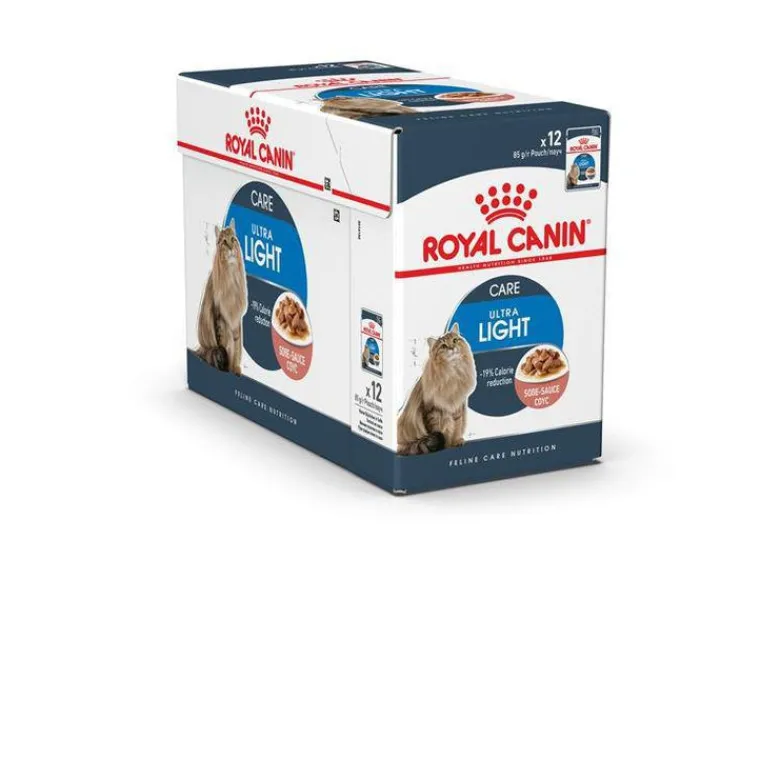 ROYAL CANIN Aliment humide pour chat adulte Ultra Light - 12 x 85 g