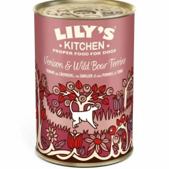 LILY'S KITCHEN Aliment humide pour chien au chevreuil, sanglier goût butternut Lily’s Kitchen - 400 g