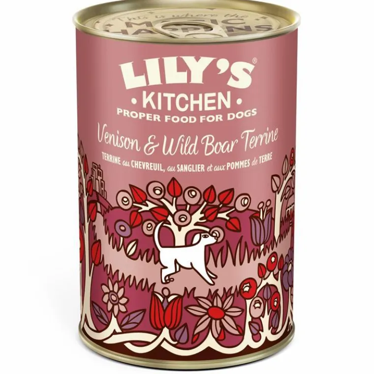 LILY'S KITCHEN Aliment humide pour chien au chevreuil, sanglier goût butternut Lily’s Kitchen - 400 g
