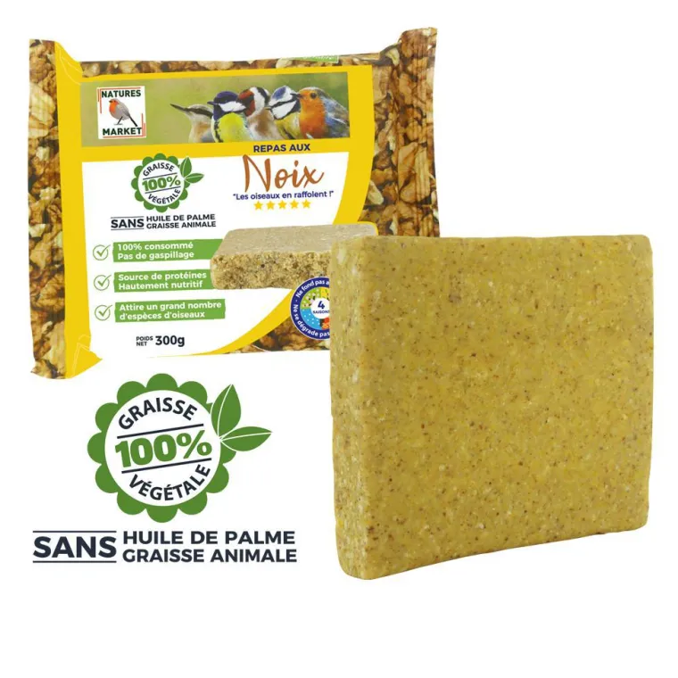 NATURE'S MARKET Aliment pour oiseaux Repas aux noix - 300 g