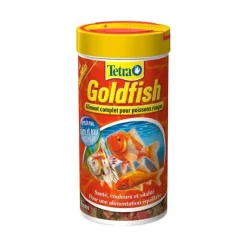TETRA Aliment pour poissons Goldfish en flocons. La boite de 250 ml