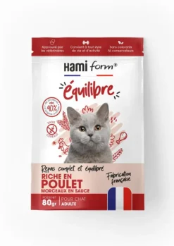HAMIFORM Alimentation complète pour chat poulet Équilibre - pochon de 80 g