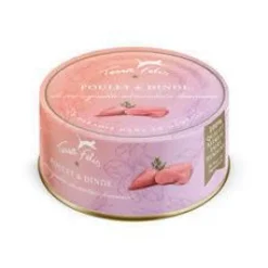 TERRA FELIS Alimentation humide pour le chat à la dinde et au poulet – 80 g