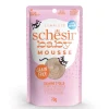 SCHESIR Alimentation humide pour chaton saumon et poulet Lifestage Velvet mousse Baby - 70 g