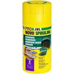 JBL Alimentation pour poissons d'aquarium et crevettes Pronovo Spirulina Grano – 100 ml