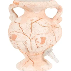GIRARD Amphore sablée éléphant beige avec diffuseur en céramique 6x6x6,5 cm