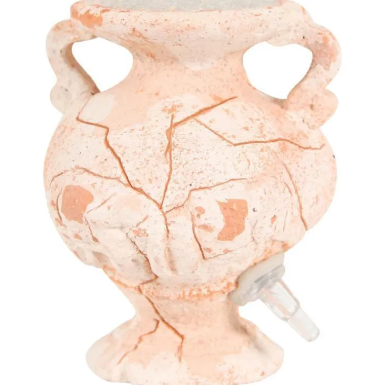 GIRARD Amphore sablée éléphant beige avec diffuseur en céramique 6x6x6,5 cm