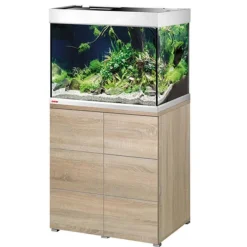 BLUE CORAL Aquarium avec éclairage ClassicLED, finition chêne - EHEIM AQUARIUM Proxima 175 - 175L