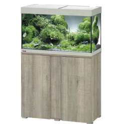EHEIM Aquarium avec meuble coloris chêne gris vivalineLED 126L
