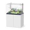 AQUATLANTIS Aquarium avec meuble en bois coloris blanc Aquascape 100 PRO 410 L -100 x 64 x 83 cm