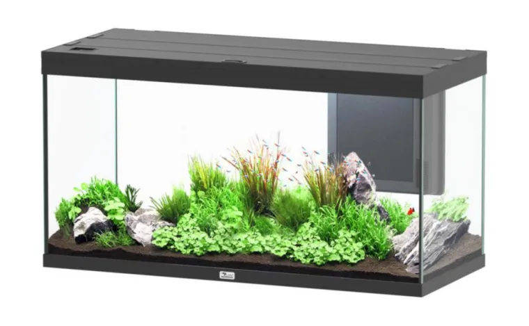 AQUATLANTIS Aquarium coloris noir Volga LED 2.0 350 L - 122 x 52 x 66 cm