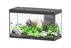 AQUATLANTIS Aquarium coloris noir Sublime Ultra LED 2.0 333 L - 120 x 50 x 70 cm