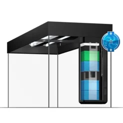 BLUE CORAL Aquarium complet gris, 450L - JUWEL AQUARIUM Rio 450