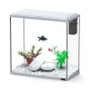 AQUATLANTIS Aquarium d'eau froide et d'eau douce coloris gris Explorer Dublin - H 40 x P 20 x L 40 cm