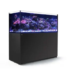 RED SEA Aquarium eau de mer avec un meuble coloris noir Reefer™ XXL 625 - 150 x 65 x 148 cm