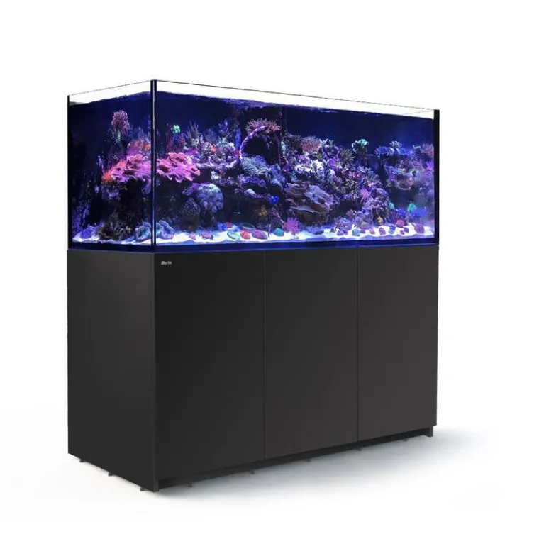 RED SEA Aquarium eau de mer avec un meuble coloris noir Reefer™ XXL 625 - 150 x 65 x 148 cm