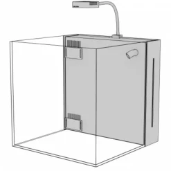 BLUE CORAL Aquarium nano Yasha 90, spécialement conçu pour l'élevage marin - AQUA MEDIC - 90L
