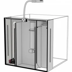 BLUE CORAL Aquarium nano Yasha 90, spécialement conçu pour l'élevage marin - AQUA MEDIC - 90L