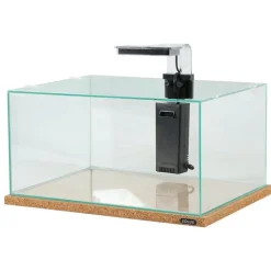 ZOLUX Aquarium équipé avec filtre cascade et Led coloris noir Betta - 20 L