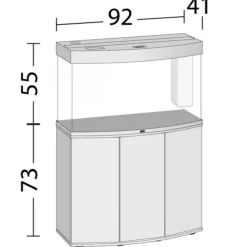 JUWEL Aquarium équipé en chêne clair AQUARIUM vision 180 - 180L