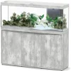 BLUE CORAL Aquarium équipé gris béton AQUATLANTIS AQUARIUM Splendid 150 - 362L