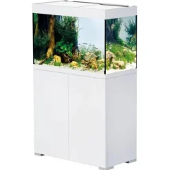 BLUE CORAL Aquarium tout équipé - Blanc, OASE StyleLine 175 - 160L