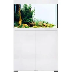 BLUE CORAL Aquarium tout équipé - Blanc, OASE StyleLine 175 - 160L