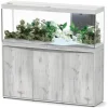 BLUE CORAL Aquarium tout équipé chêne blanc, AQUATLANTIS AQUARIUM modèle Splendid - 362L