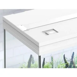BLUE CORAL Aquarium tout équipé chêne blanc, AQUATLANTIS AQUARIUM modèle Splendid - 362L