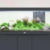 BLUE CORAL Aquarium tout équipé, Gris anthracite mat - AQUATLANTIS Volga 200 - 242L