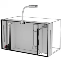BLUE CORAL Aquarium yasha de 70L, robuste et élégant - AQUA MEDIC - Modèle Yasha