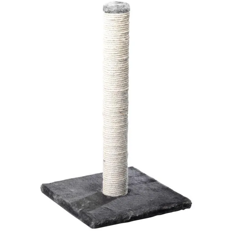 EBI Arbre à chat avec griffoir coloris gris et blanc Classic Eco Stamp gris et blanc - 62 cm