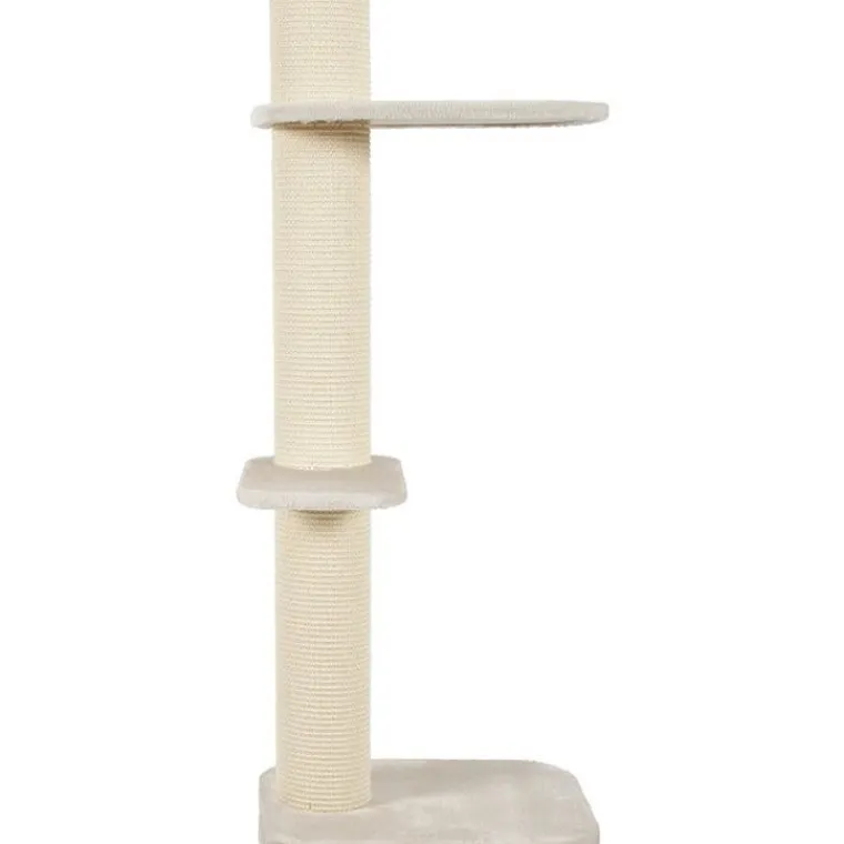 ZOLUX Arbre à chat avec griffoir coloris beige City Cat 3 - 114,8 cm
