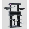 PETREBELS Arbre à chat coloris noir Lookout 198 - 100 x 60 x 198 cm