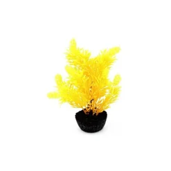 LABEO Arbre jaune en plastique petit modèle 18 cm