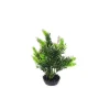LABEO Arbre vert en plastique petit modèle 18 cm