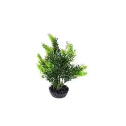 LABEO Arbre vert en plastique petit modèle 18 cm